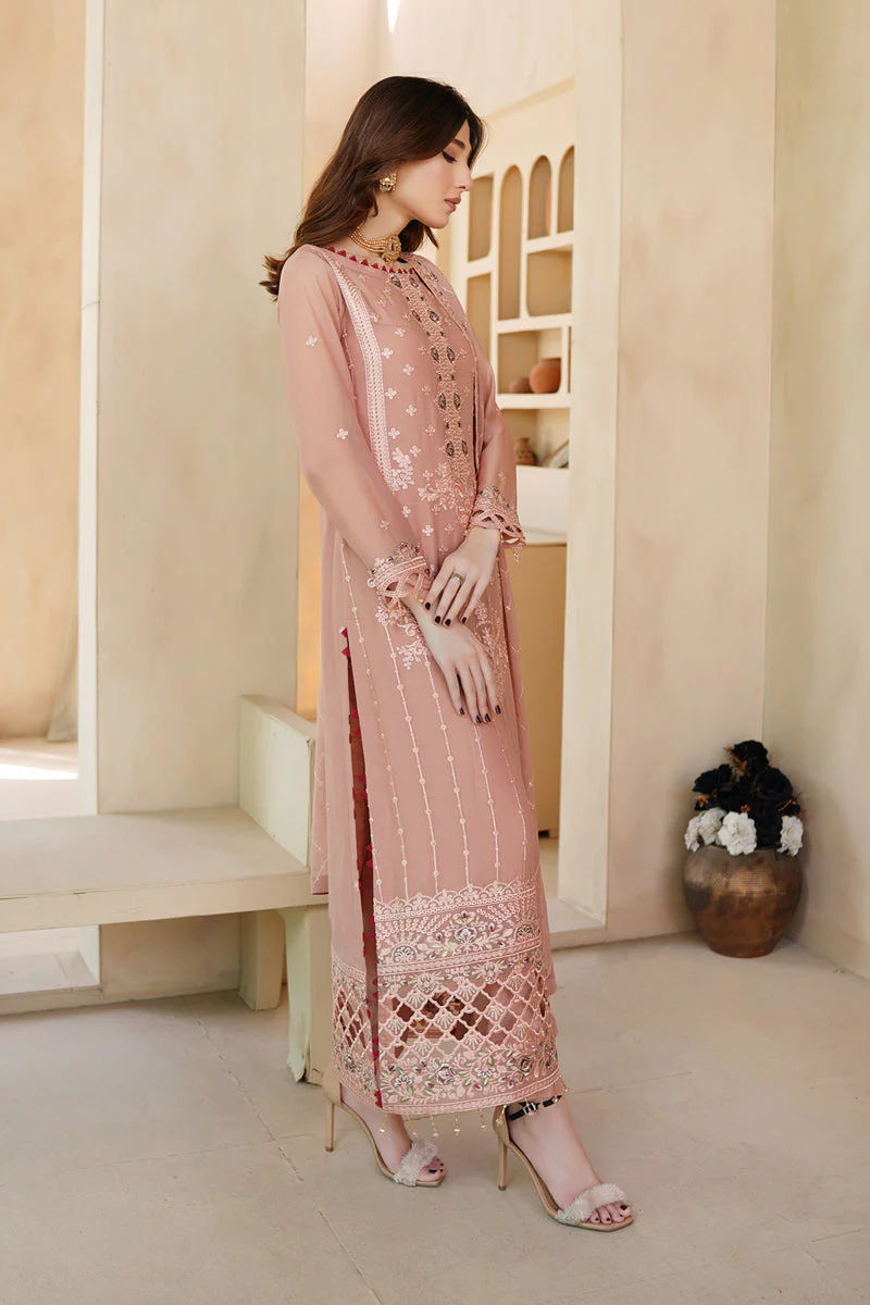 Salai Stitched Chiffon 3 Piece AFS-0011 J(43) - Image 2