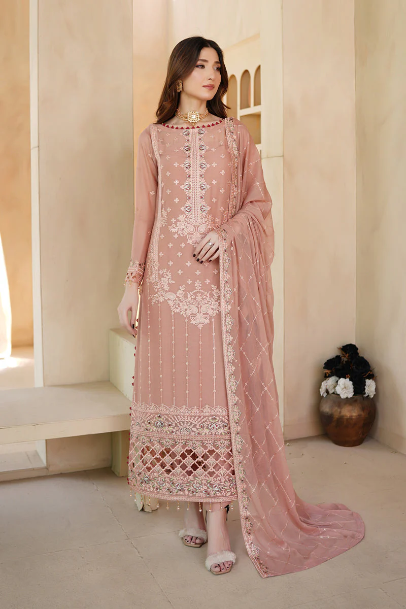 Salai Stitched Chiffon 3 Piece AFS-0011 J(43) - Image 4