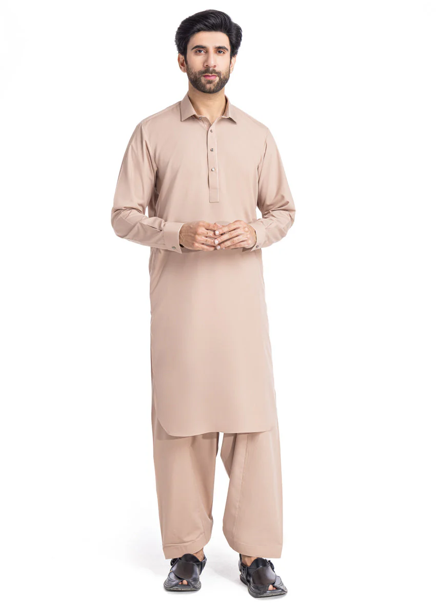 Sand-Blended-Shalwar Suit - (MP2PSBW25BM9O6) JM(56) (YF-23)