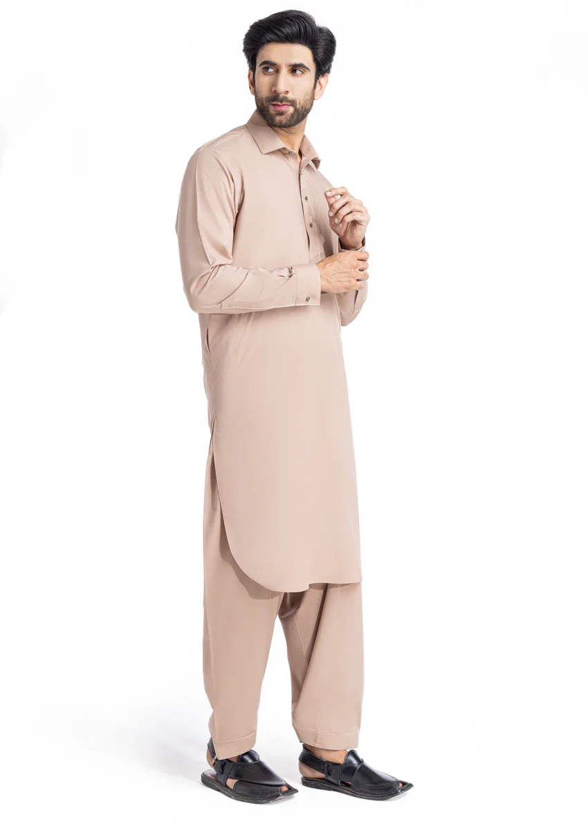 Sand-Blended-Shalwar Suit - (MP2PSBW25BM9O6) JM(56) (YF-23) - Image 3