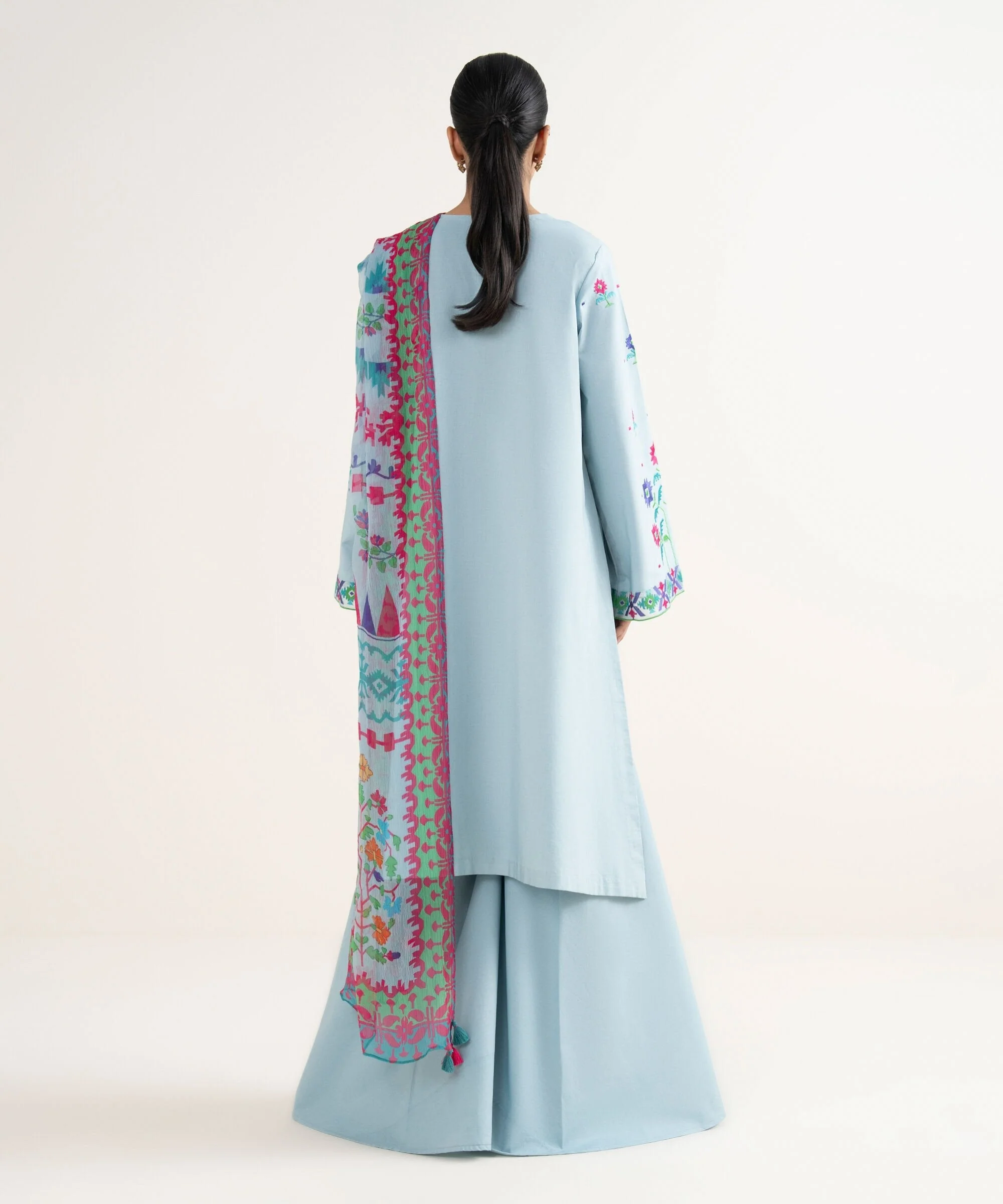 Sapphire Stitched 3 Piece Cotton Viscose 3PEDYS26V060 (Y-177 179) J(12) - Image 4