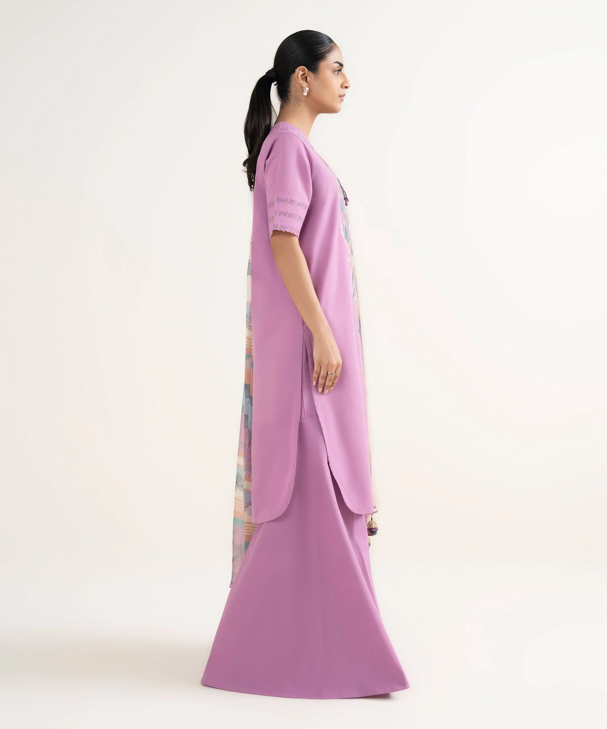 Sapphire Stitched 3 Piece Cotton Viscose PEDYS26V057B (Y-89 183) J(ext4) - Image 2