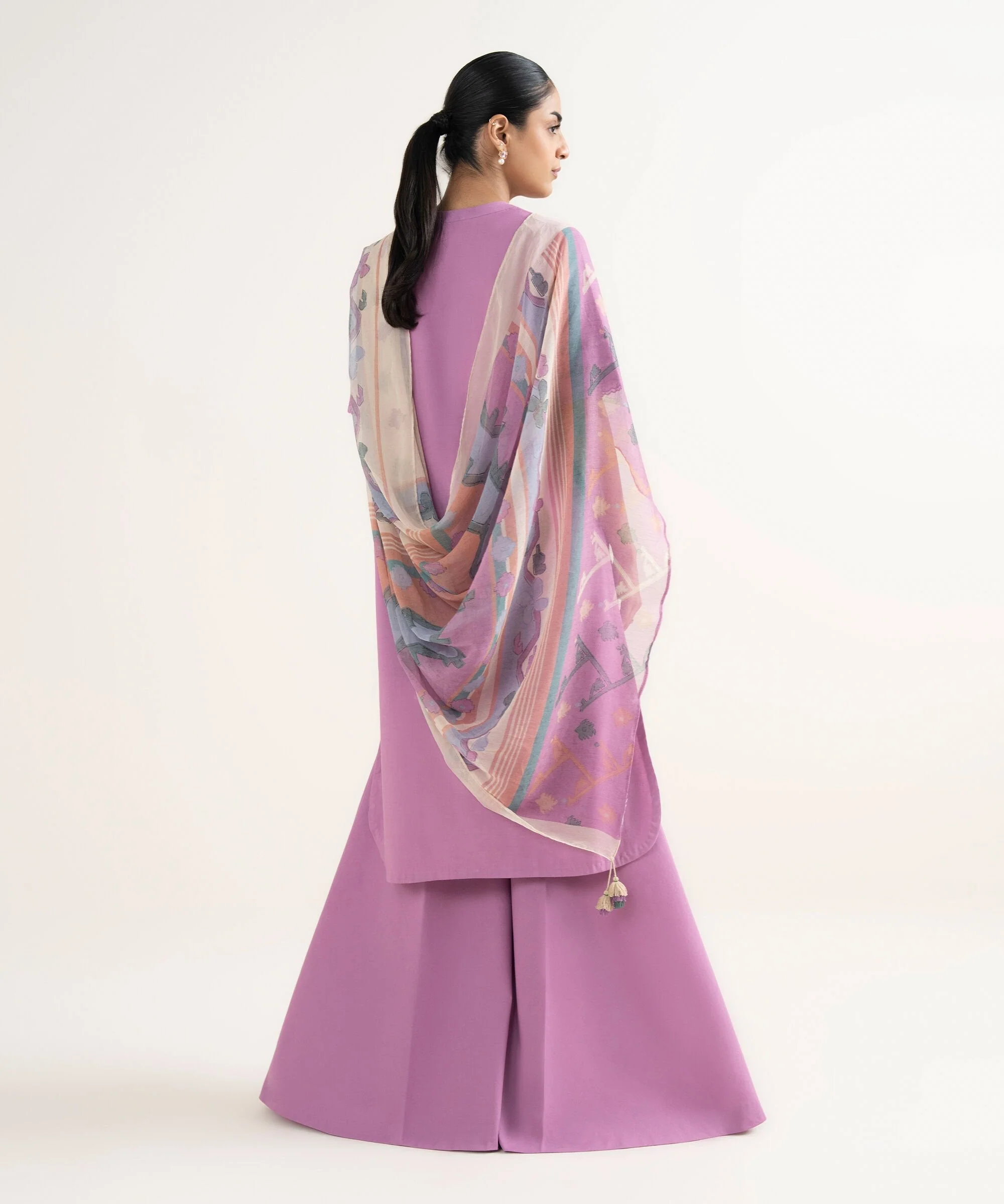 Sapphire Stitched 3 Piece Cotton Viscose PEDYS26V057B (Y-89 183) J(ext4) - Image 3