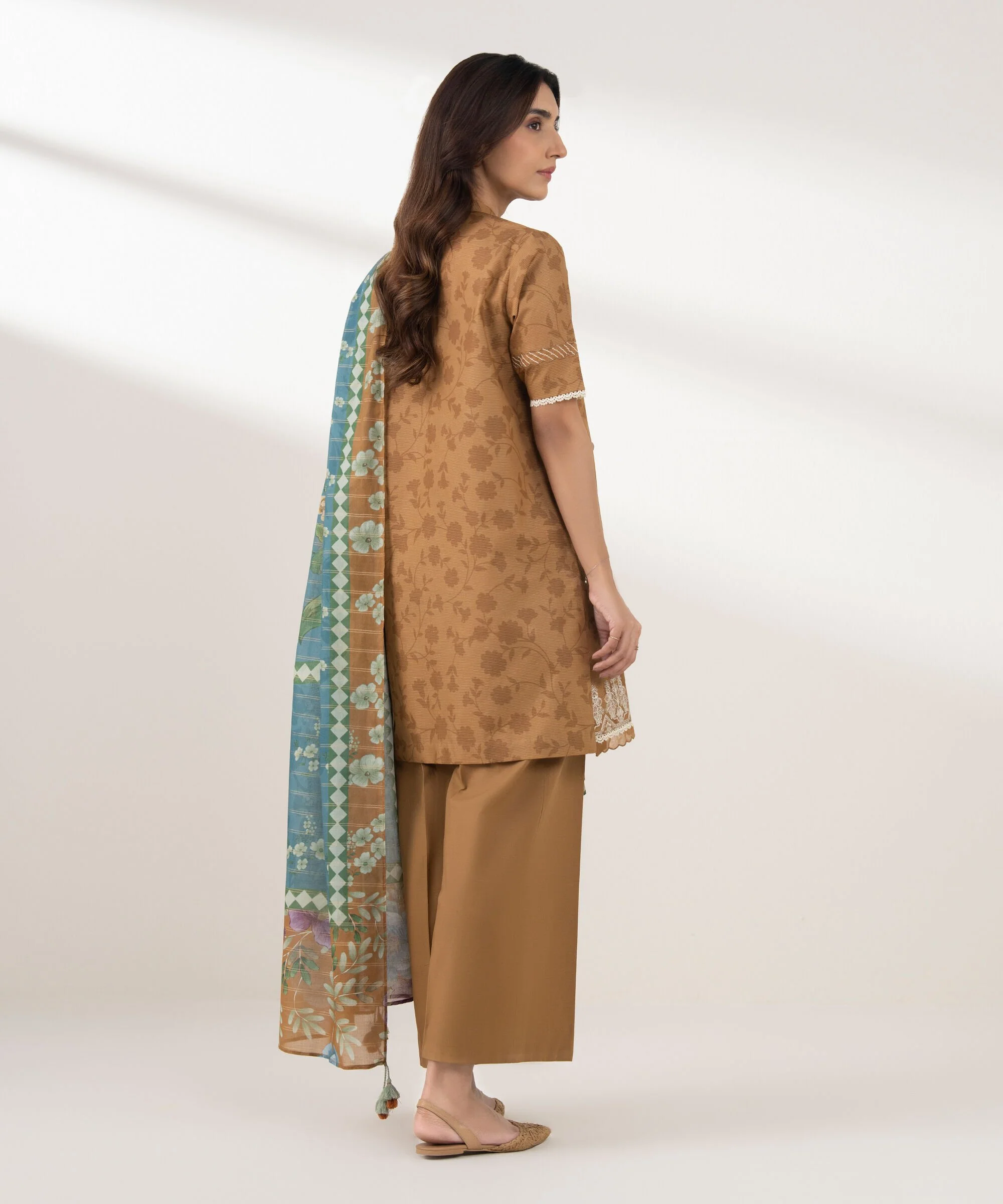 Sapphire Stitched 3 Piece ZARI Lawn PEDYS26V0123 J(1) Y184 - Image 3