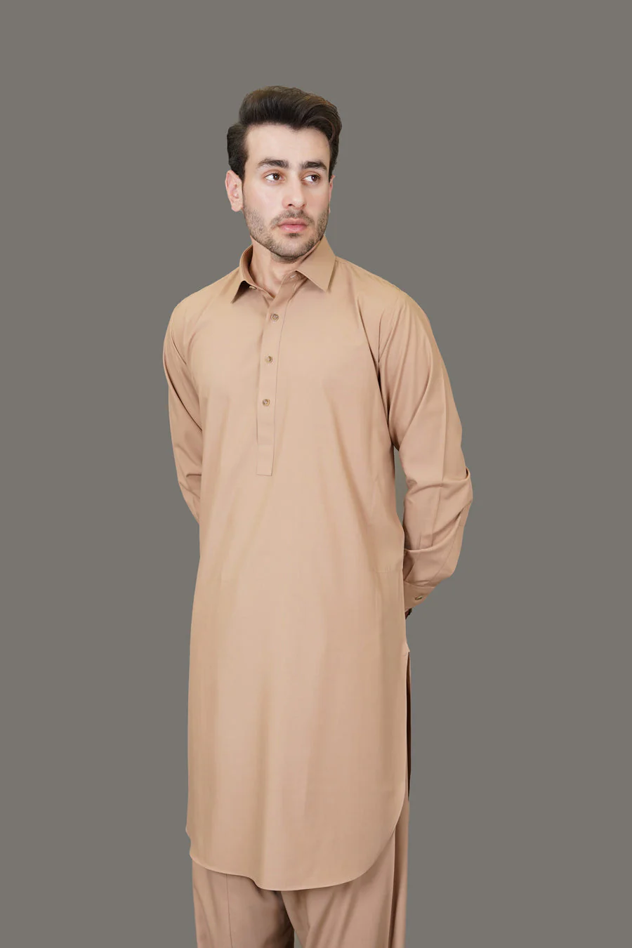 Shalwar Kameez-Antalya Egyptian Cotton-040-001 NY F-22 J(M1) - Image 2