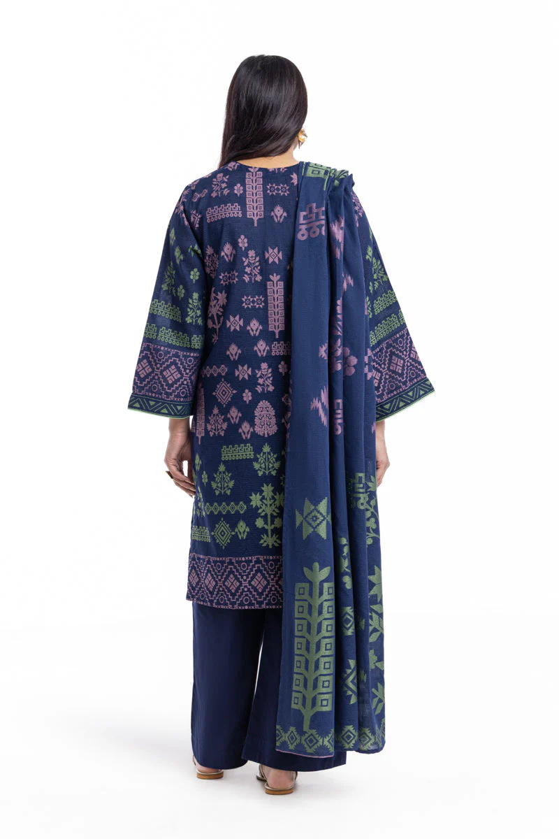 Teal-Jacquard-3 Piece (WP3PSBW25B9O54) J(FW1) (Y-110) - Image 5