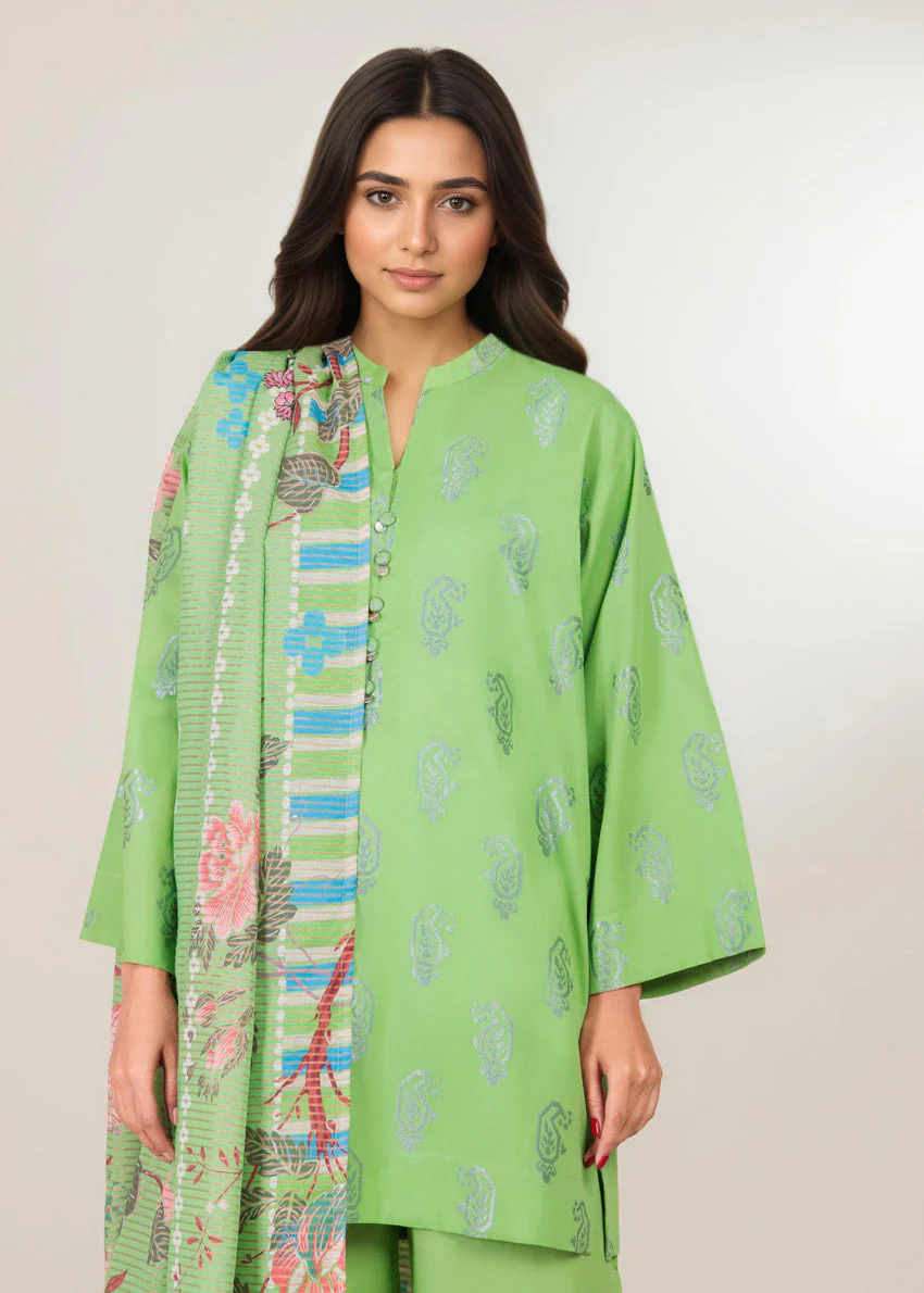 Green-Jacquard-3 Piece (WP3PPBW25B11D19) J(130) y-147) - Image 3
