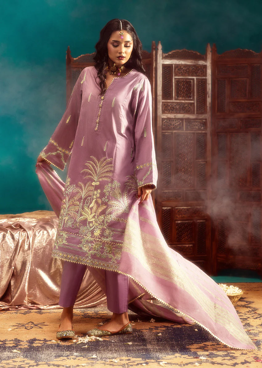 Lilac-Cotton-Silk-3 Piece (WP3PSFW25F10N4) J(148) (Y-116T) - Image 2